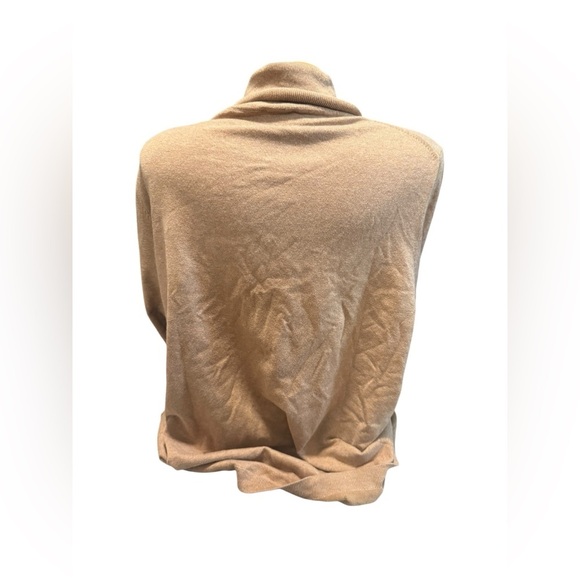 NEW Talbots Women's Plus Size 2X Camel Turtleneck Sweater Quiet Luxury Stretch - Picture 2 of 9